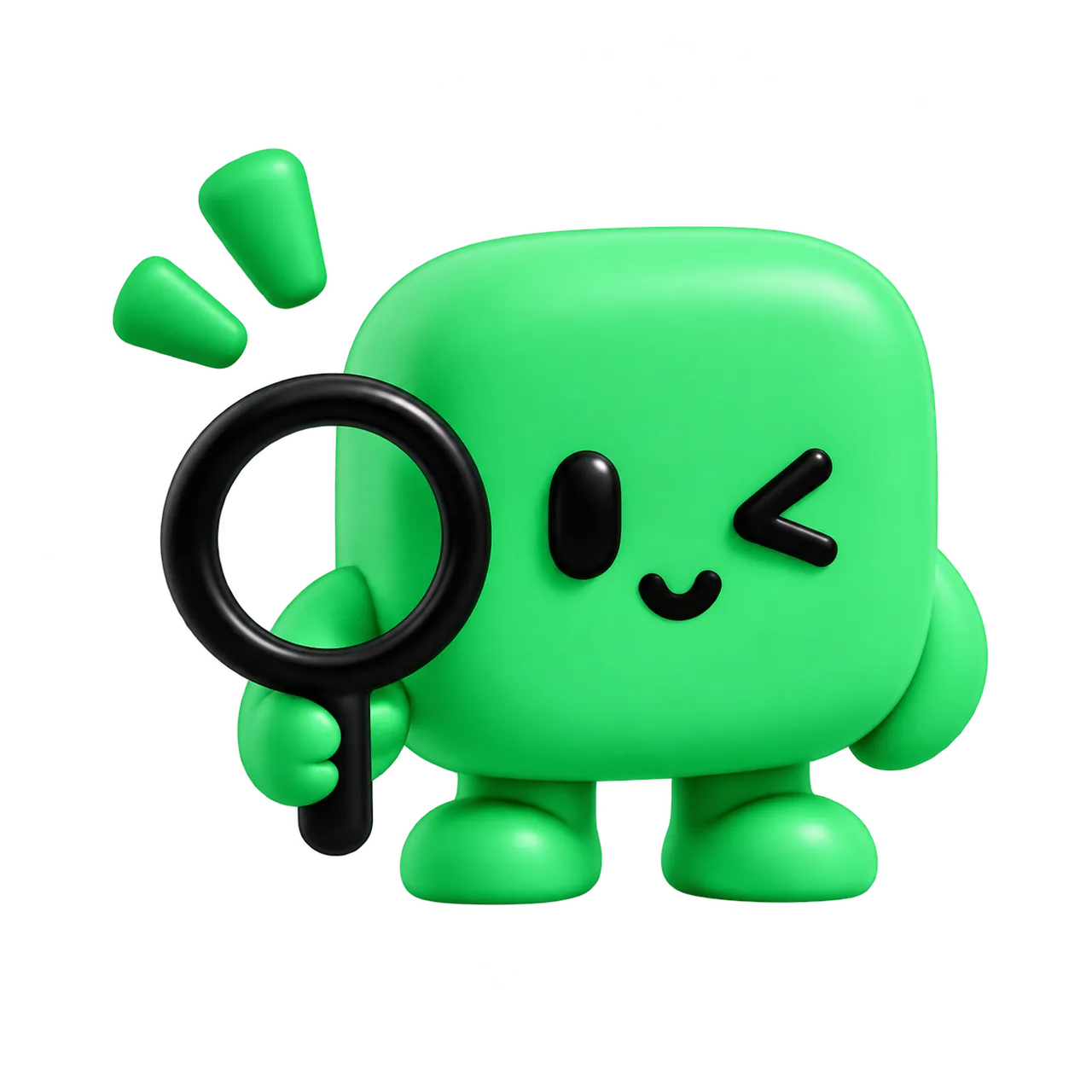 Visio SEO explorando búsquedas con una lupa